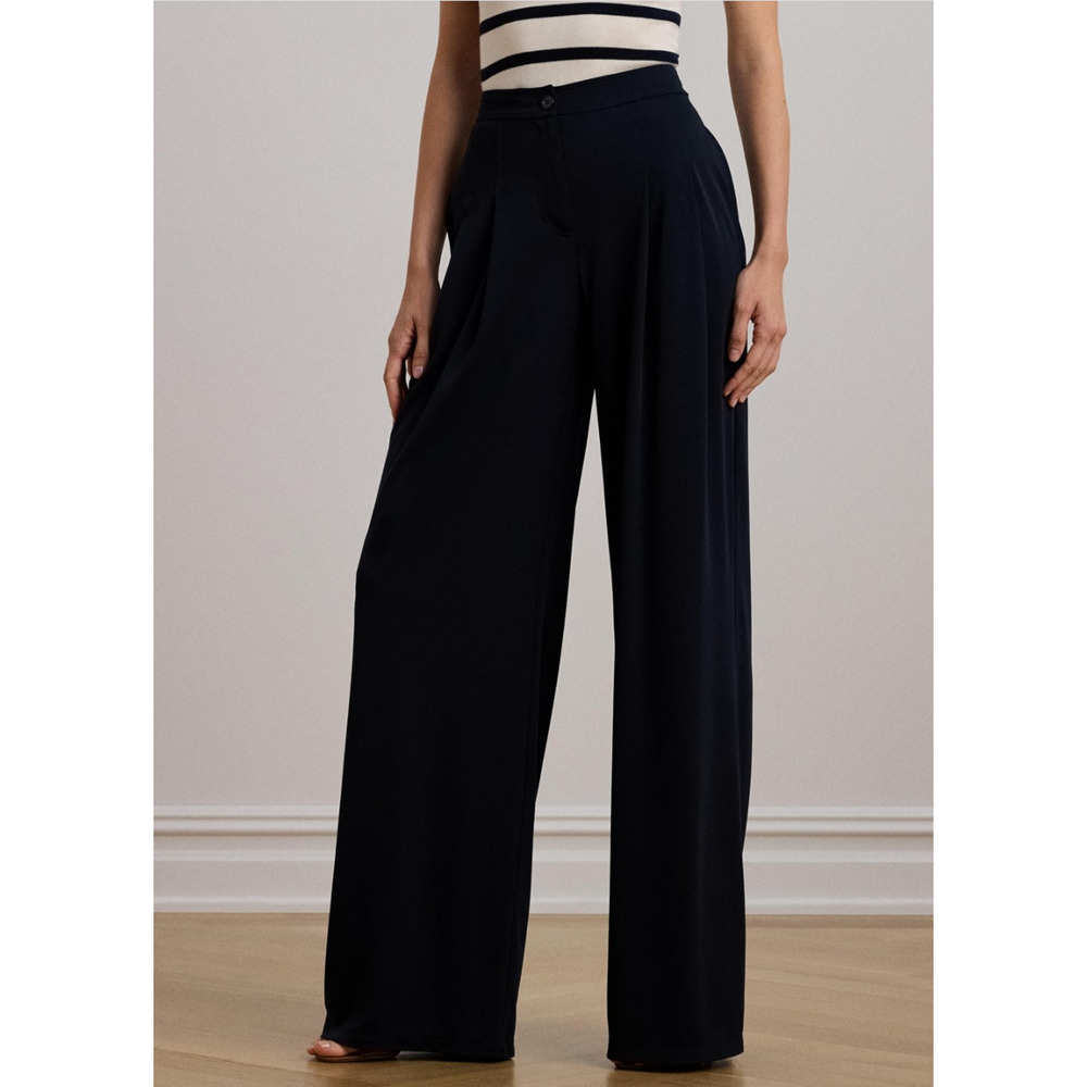 Lauren Ralph Lauren Black Wide Leg Pants
